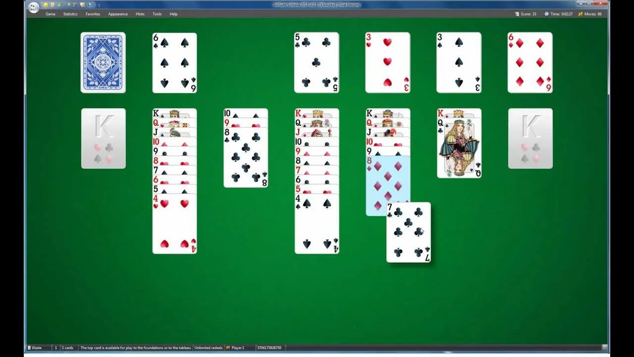 Free online pyramid solitaire