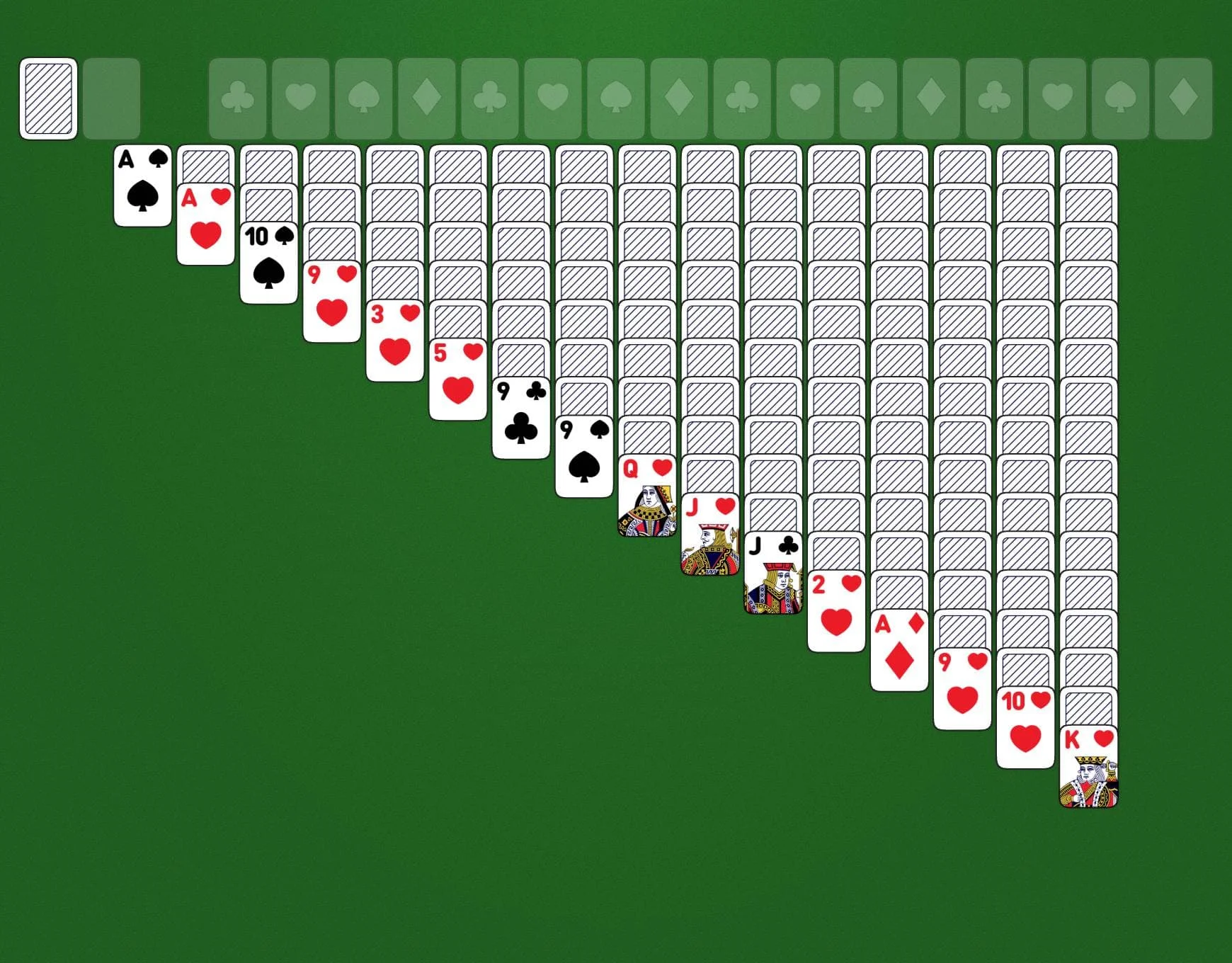 Free spider solitaire game