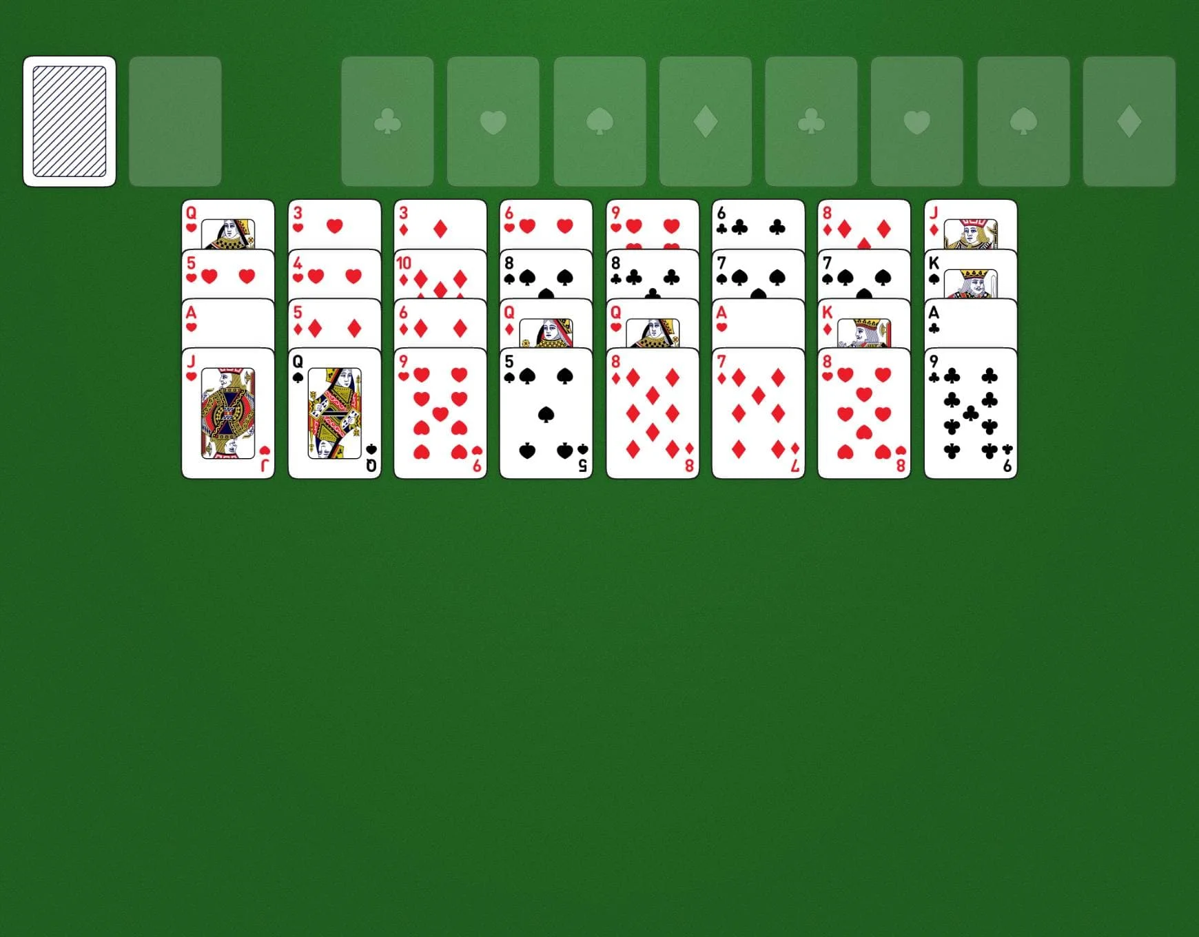 Klondike classic solitaire